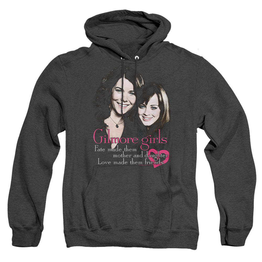 Gilmore Girls Title Heather Mens Hoodie Black Officially Licensed