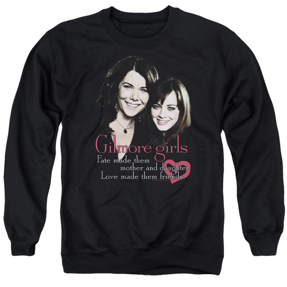Gilmore Girls Title Mens Crewneck Sweatshirt Black Sm