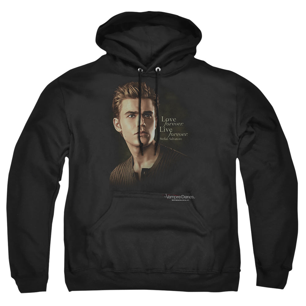 Vampire Diaries Forever Mens Hoodie Black Officially Licensed
