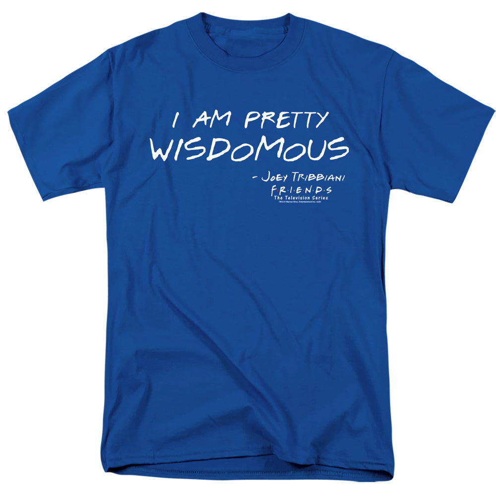 Friends Wisdomous Mens T Shirt Royal Officially Licensed