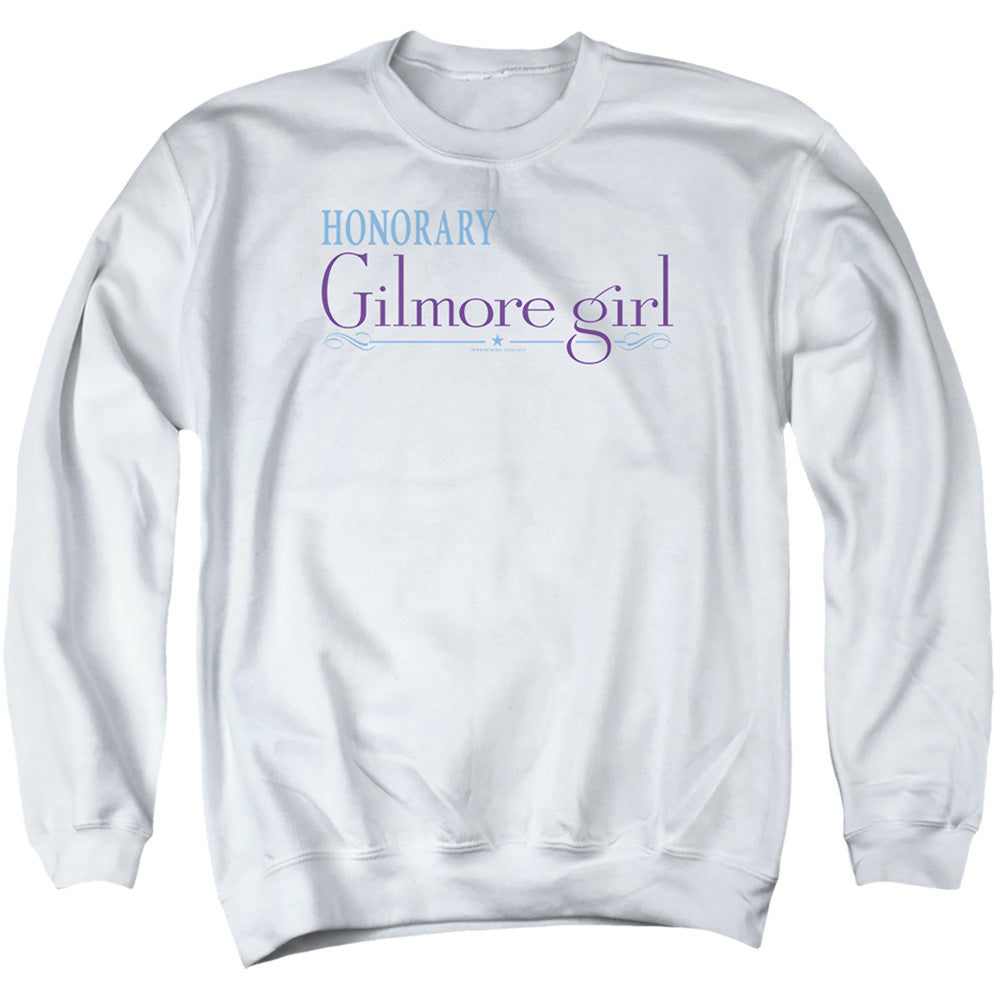 Gilmore Girls Honorary Gilmore Girl Mens Crewneck Sweatshirt White