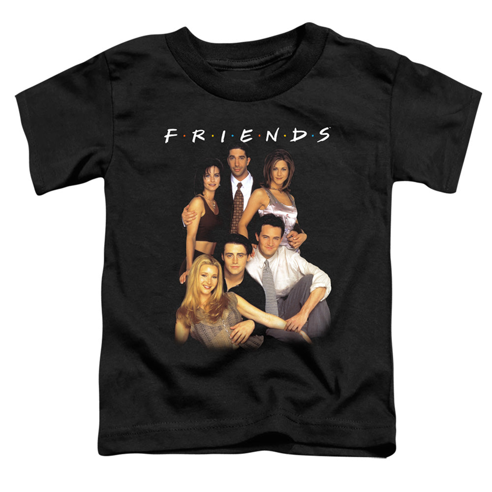 Friends Stand Together Toddler Kids Youth T Shirt Black