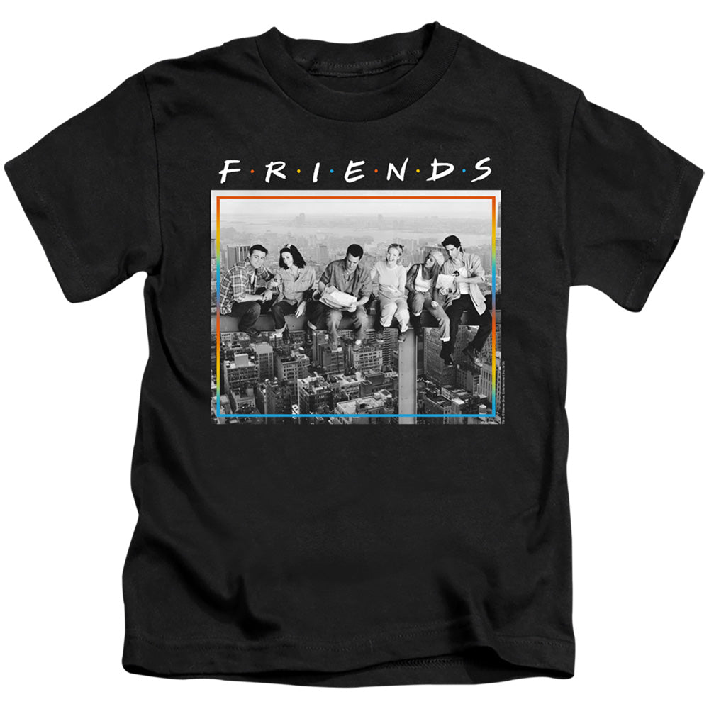 Friends Lunch Break Juvenile Kids Youth T Shirt Black