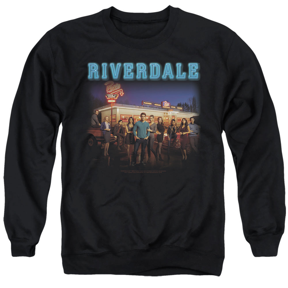 Riverdale Up At Pops Mens Crewneck Sweatshirt Black
