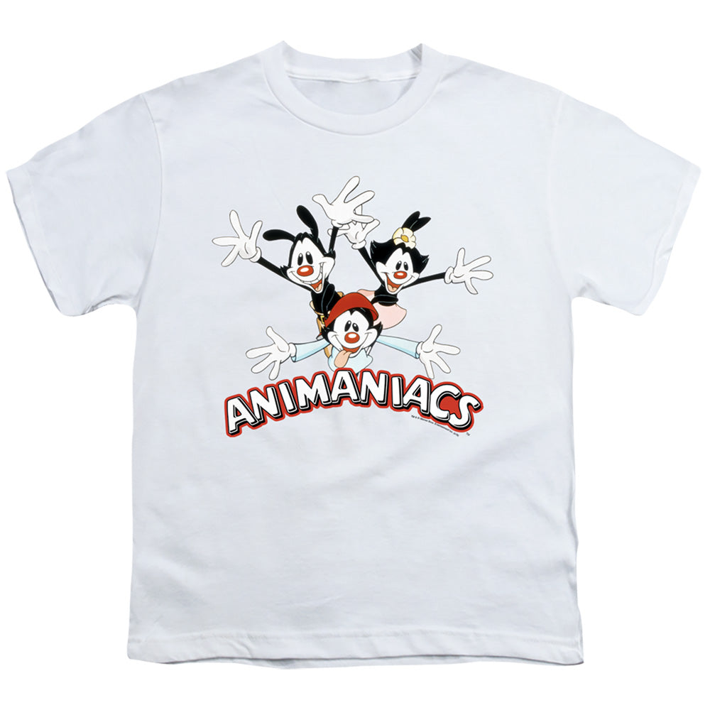 Animaniacs Animaniacs Trio Kids Youth T Shirt White Officially Licensed