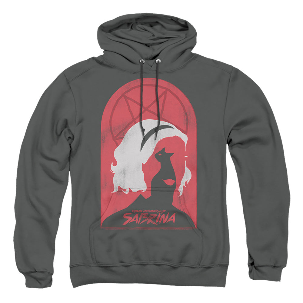 Chilling Adventures Of Sabrina Sabrina And Salem Mens Hoodie Charcoal