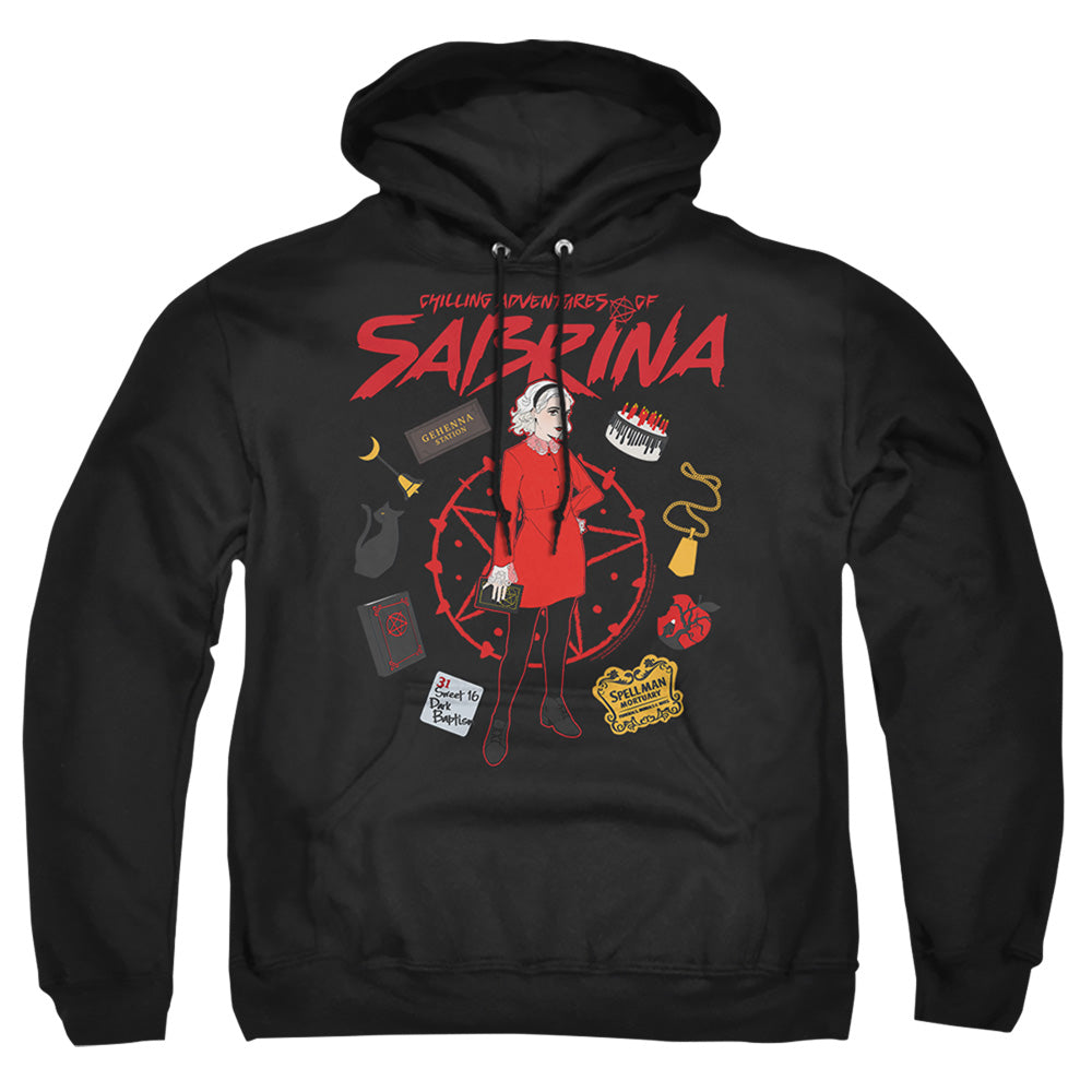 Chilling Adventures Of Sabrina Circle Mens Hoodie Black