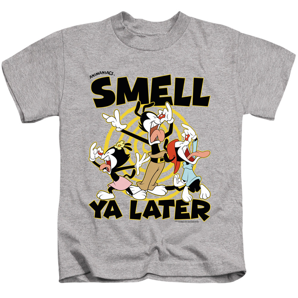 Animaniacs ell Ya Later Juvenile Kids Youth T Shirt Athletic Heather Officially Licensed