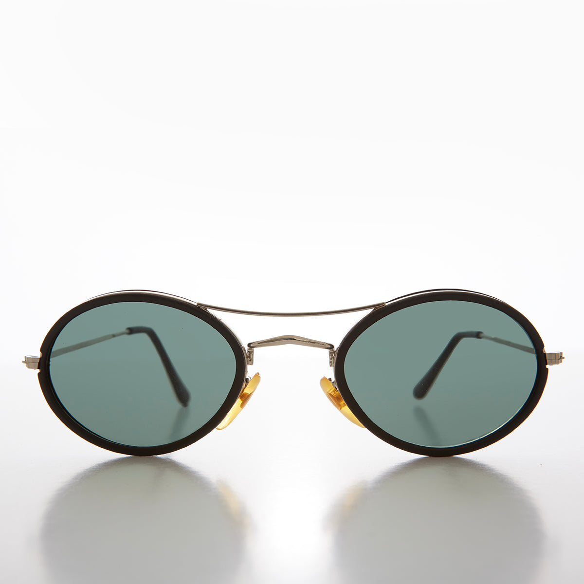 Oval Pilot Style Vintage Sunglasses - Welch