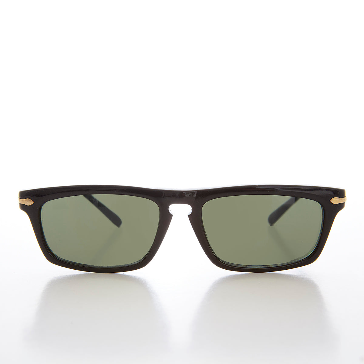 Slim Rectangular Beatnik Vintage Sunglass - Wilde