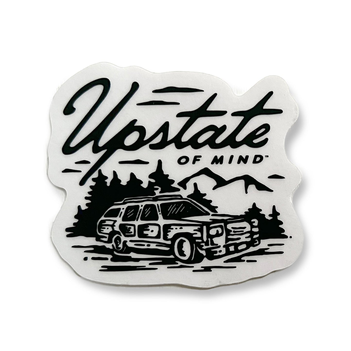 Woody Wagon Clear Sticker