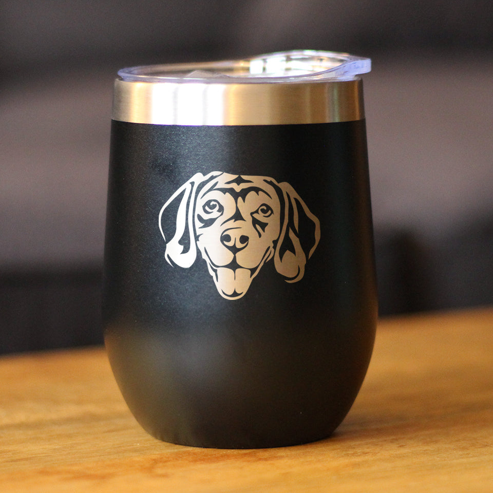 Beagle Face - Wine Tumbler