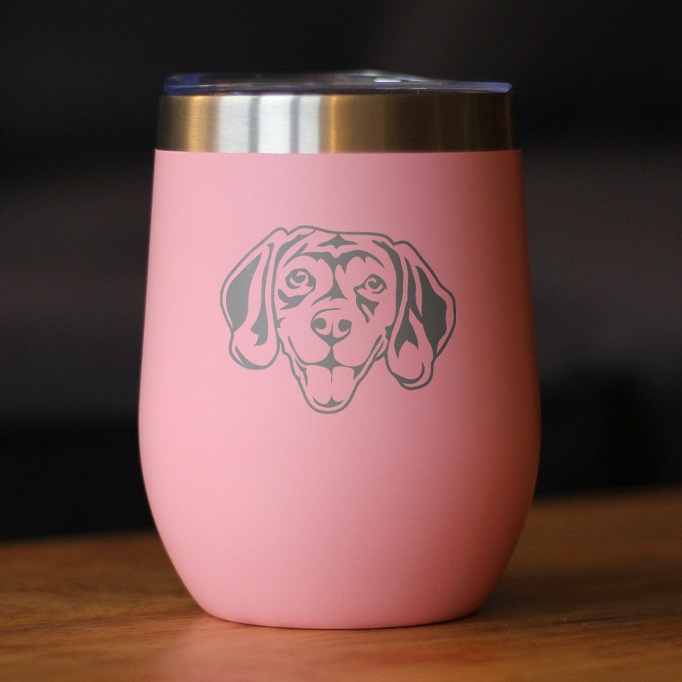 Beagle Face - Wine Tumbler