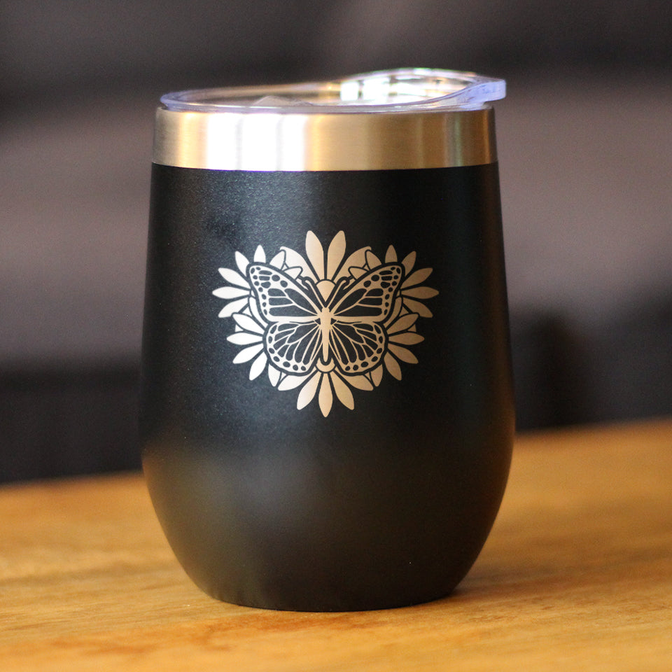 Butterfly - Wine Tumbler