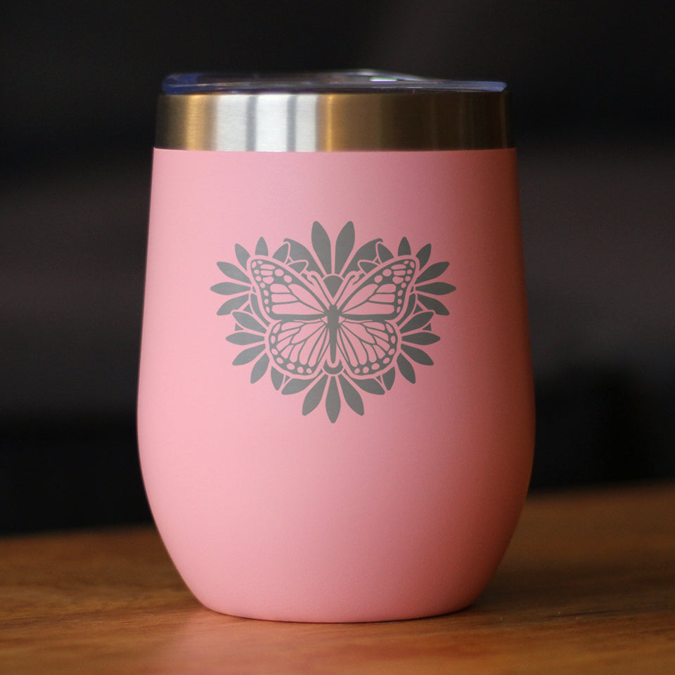 Butterfly - Wine Tumbler