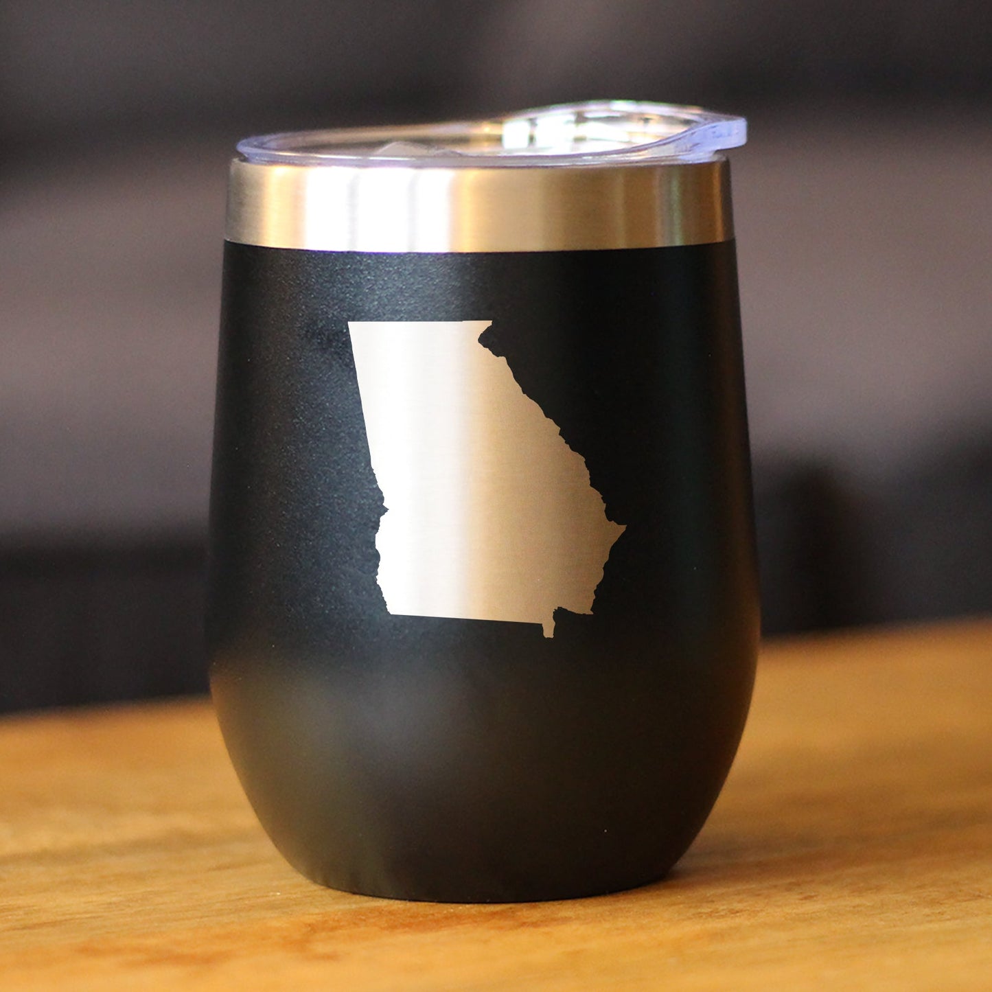 Georgia State Outline - Wine Tumbler