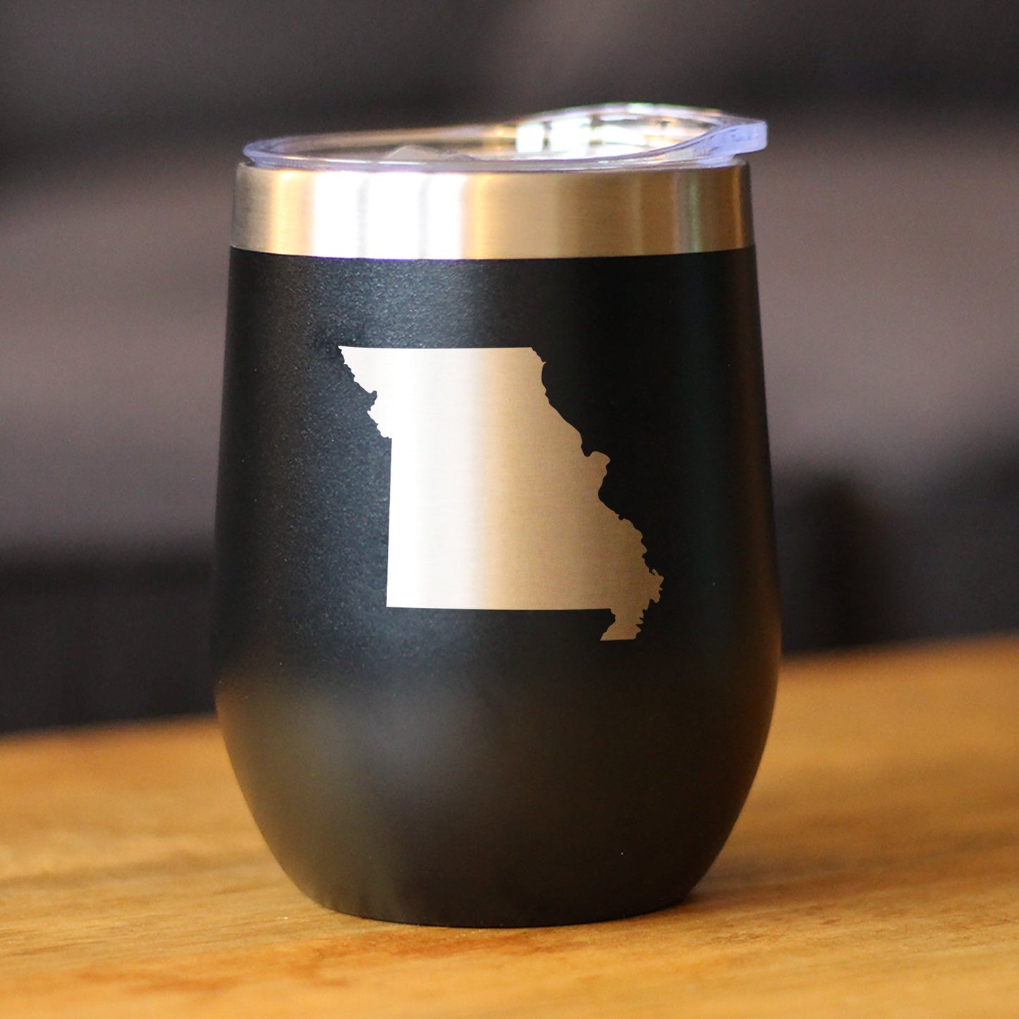 Missouri State Outline - Wine Tumbler
