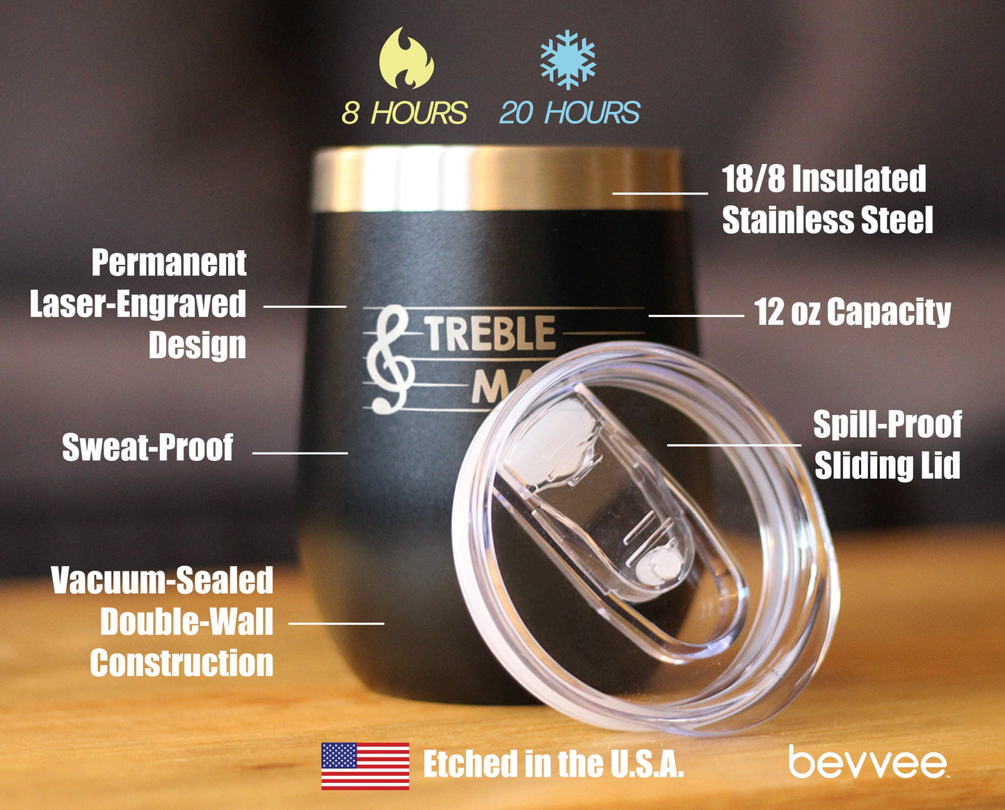 Treble Maker - Wine Tumbler