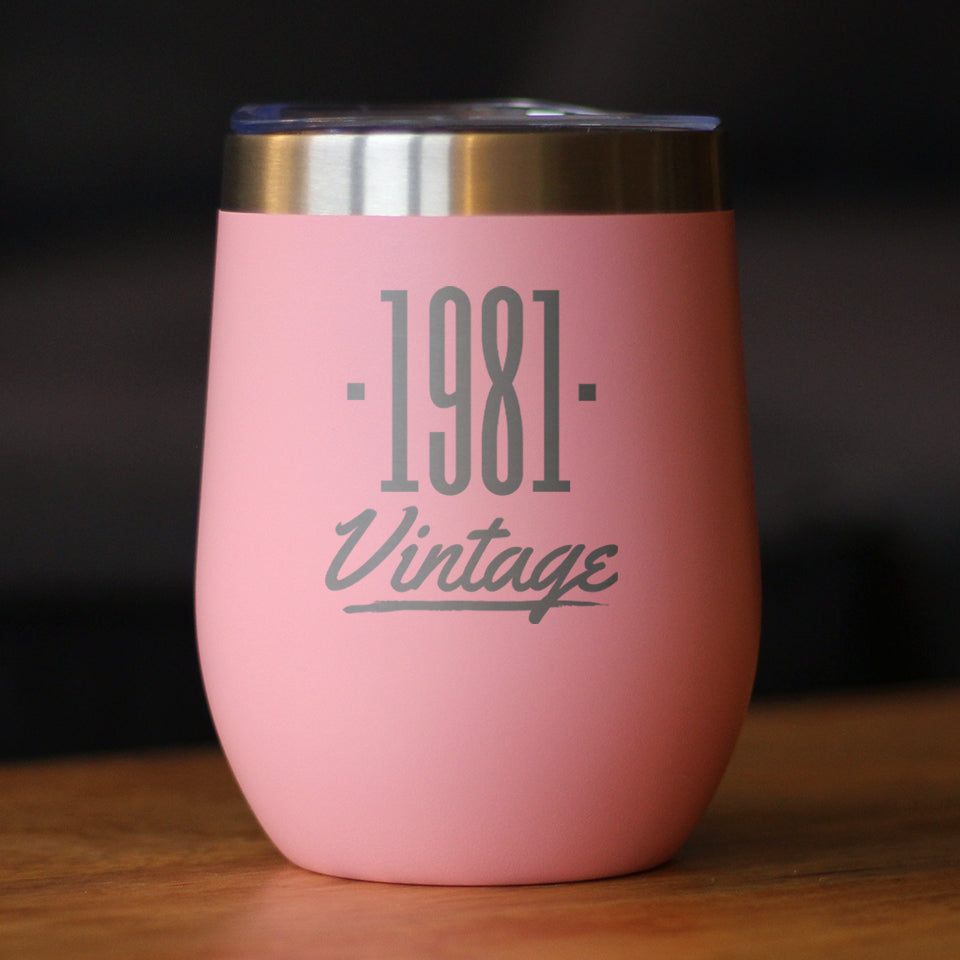 Vintage 1981 - Wine Tumbler