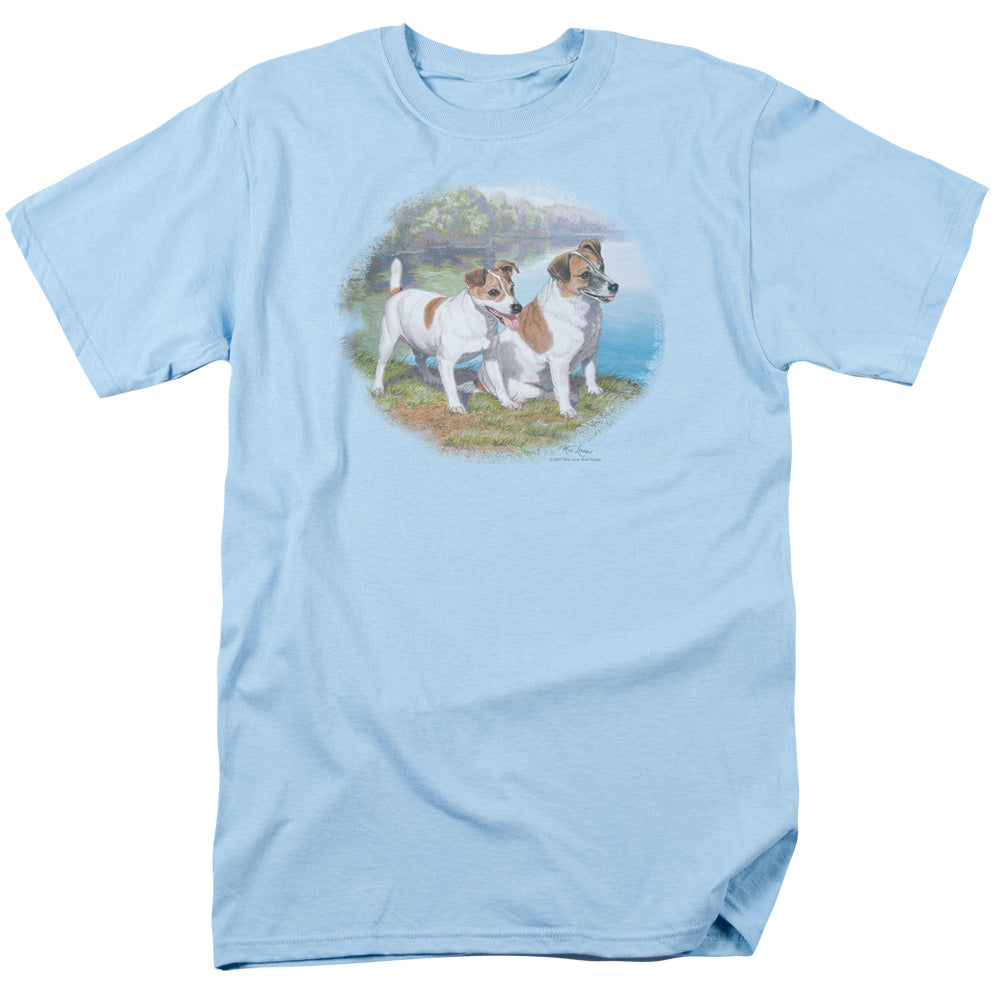 Wildlife Jack By Water Mens T Shirt Light Blue Officially Licensed