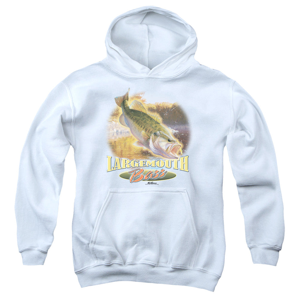 Wildlife Cartwheeling Kids Youth Hoodie White