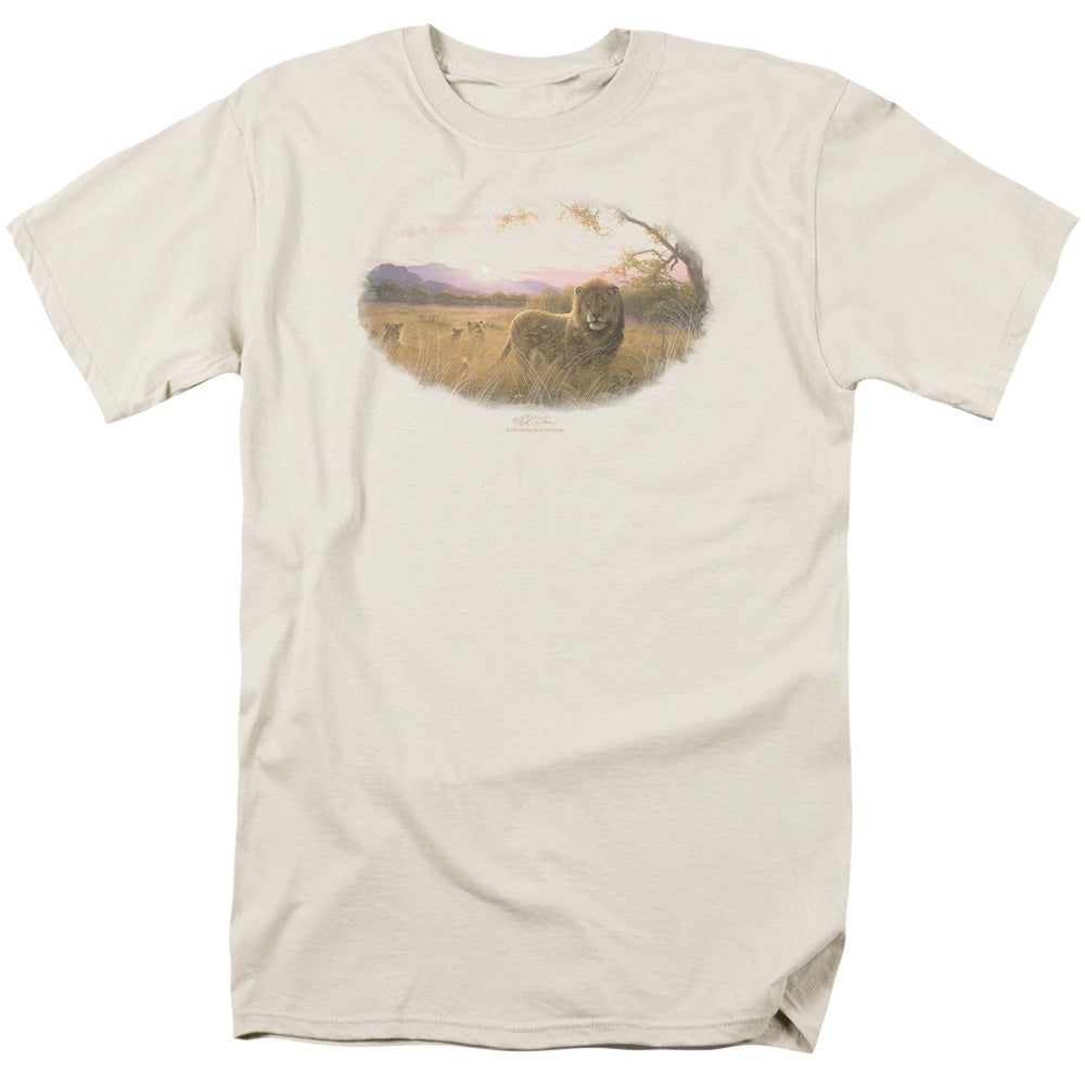 Wildlife Rising Son Mens T Shirt Cream Officially Licensed