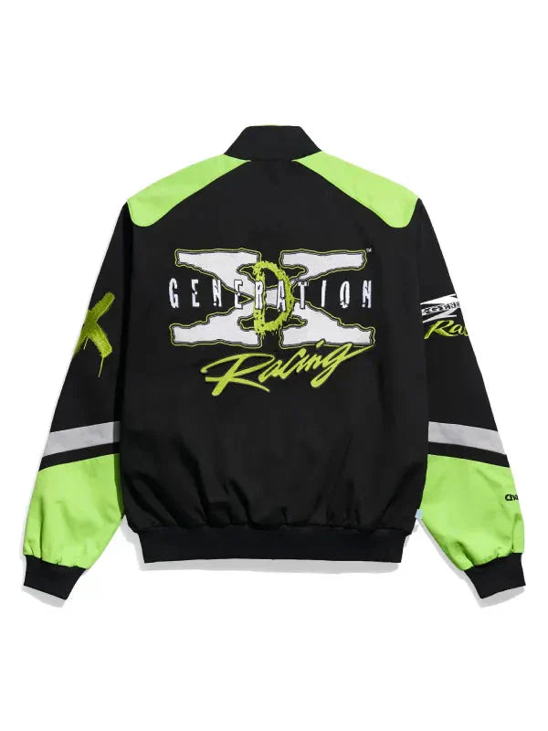 WWE DX Generation Racing Black Bomber Jacket
