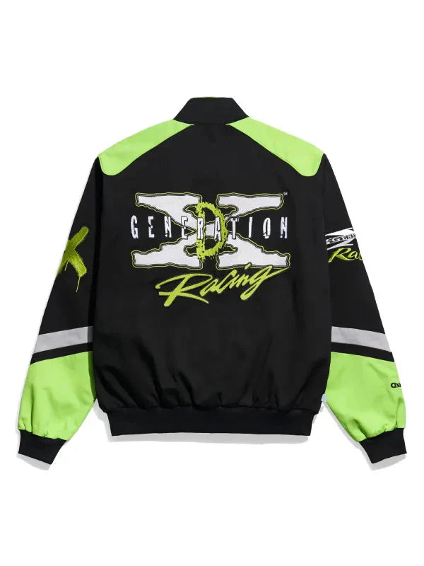 WWE DX Generation Racing Black Bomber Jacket