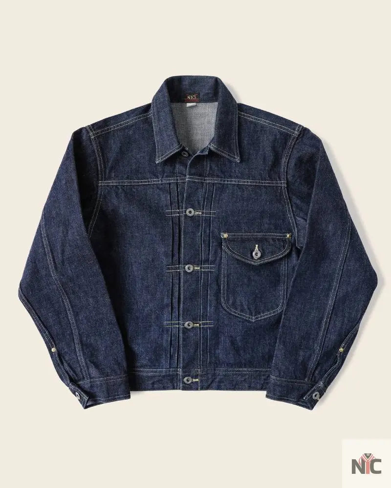 WWII Simplified Model Cowboy Selvedge Denim Jacket