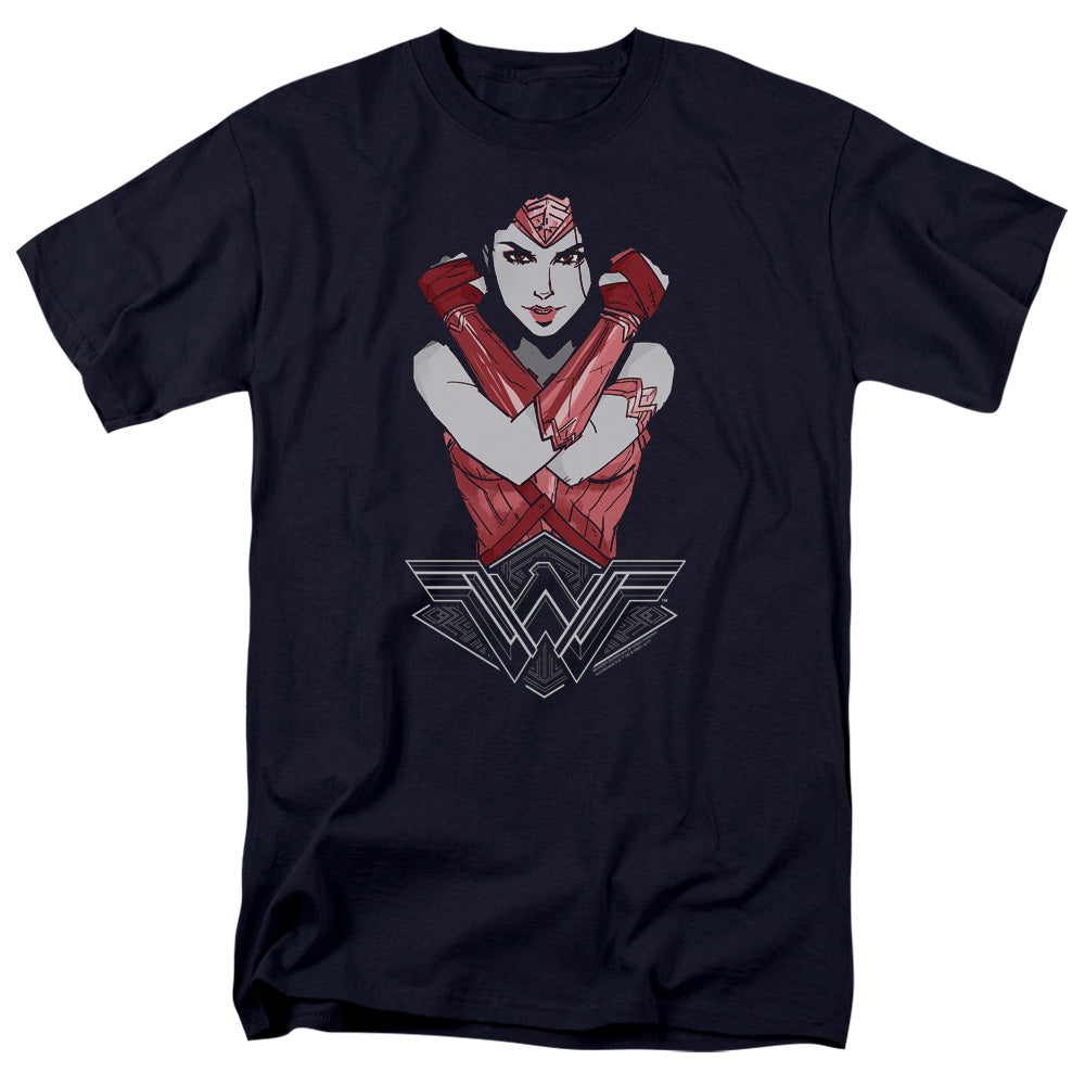 Wonder Woman Movie Amazon Mens T Shirt Navy Officially Licensed