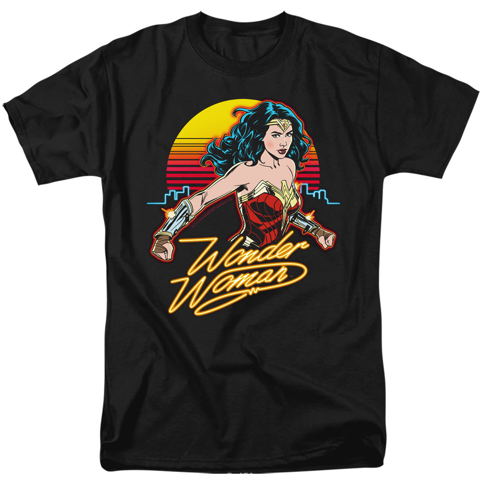 Wonder Woman 84 Skyline Mens T Shirt Black Officially Licensed