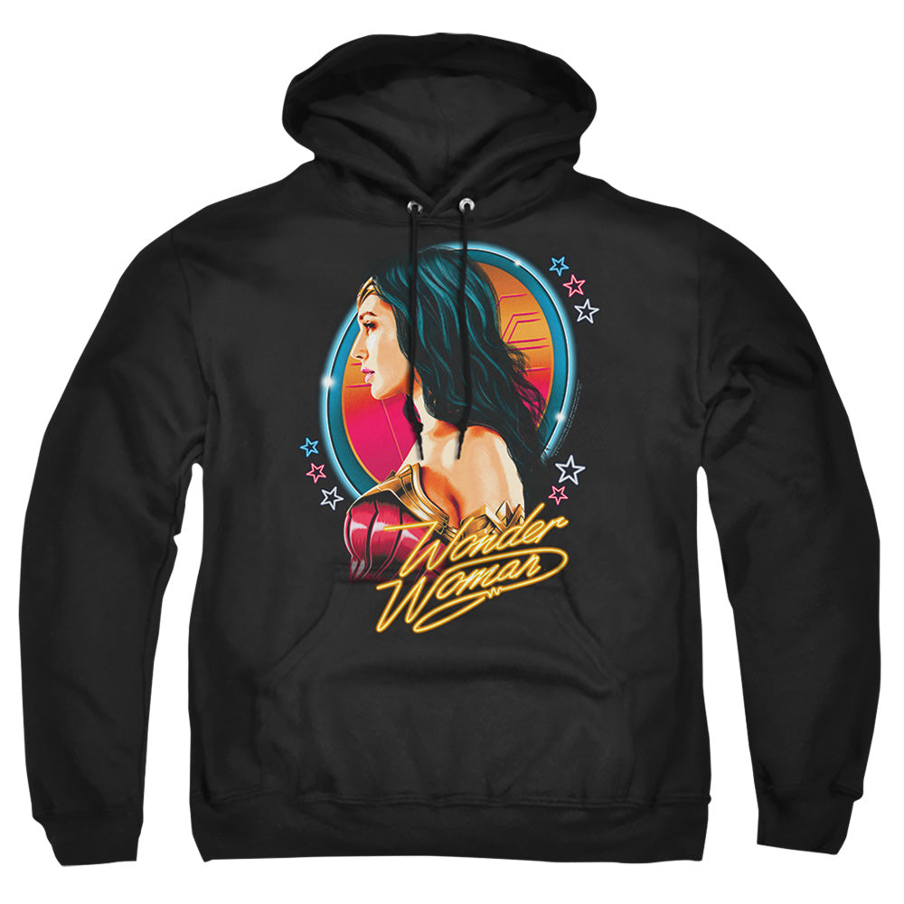 Wonder Woman 84 Warrior 84 Mens Hoodie Black Officially Licensed
