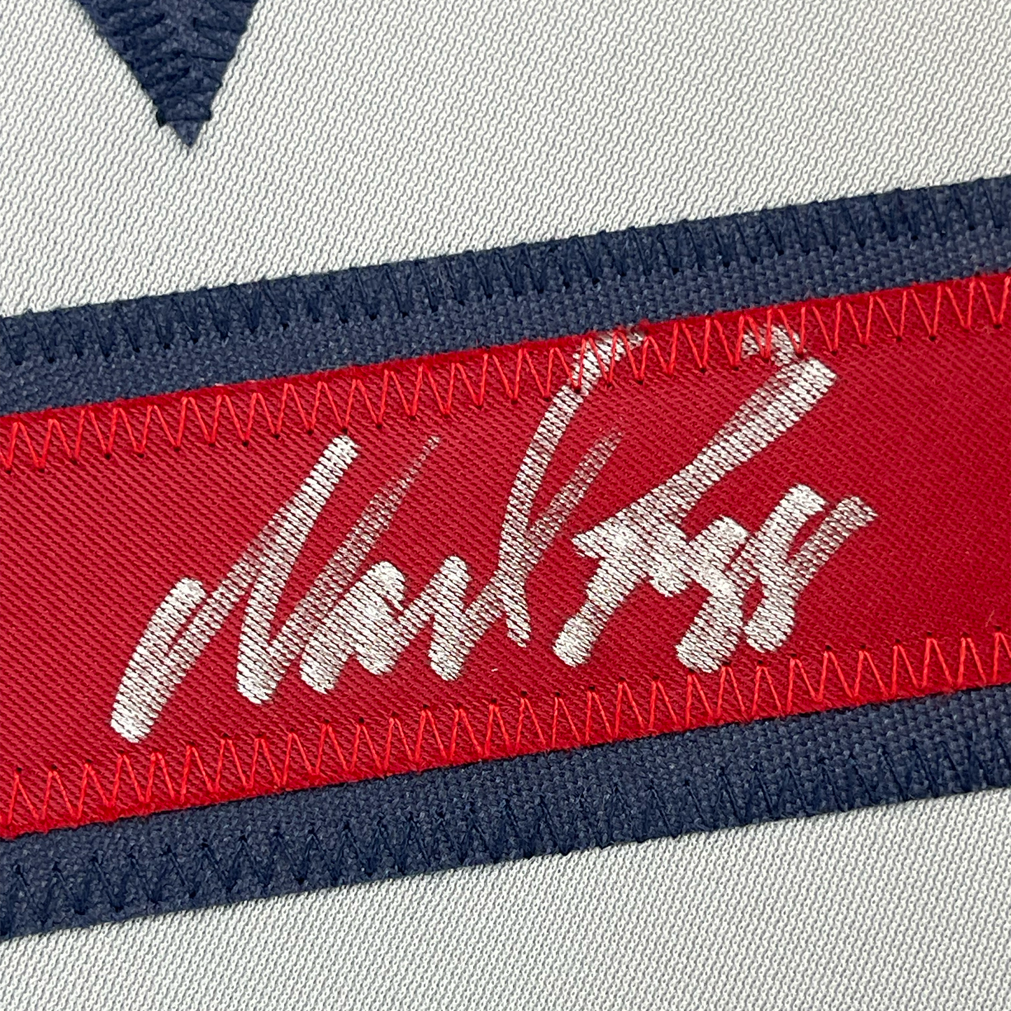 Framed Autographed/Signed Wade Boggs 35x39 Boston Grey Baseball Jersey JSA COA