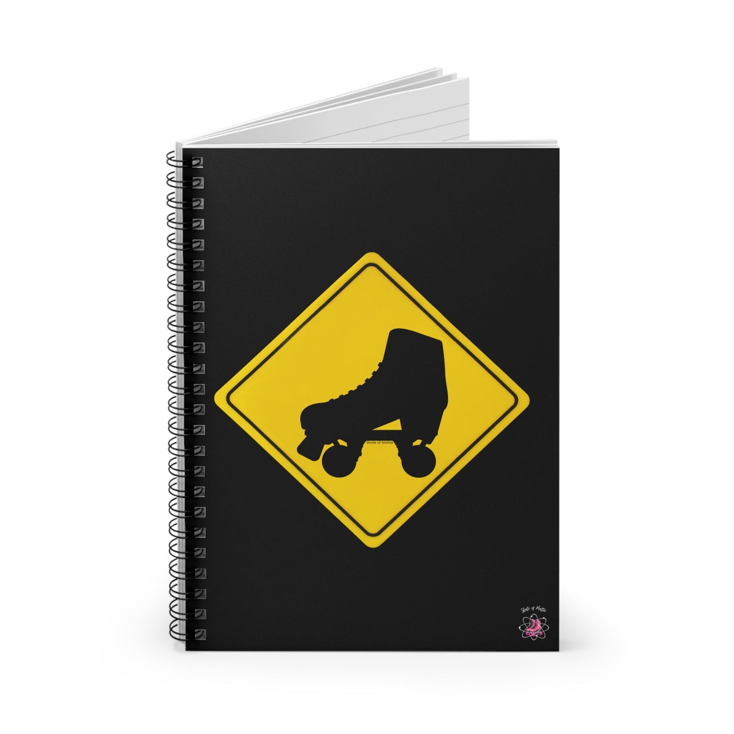 Warning Skater Spiral Notebook - Ruled Line