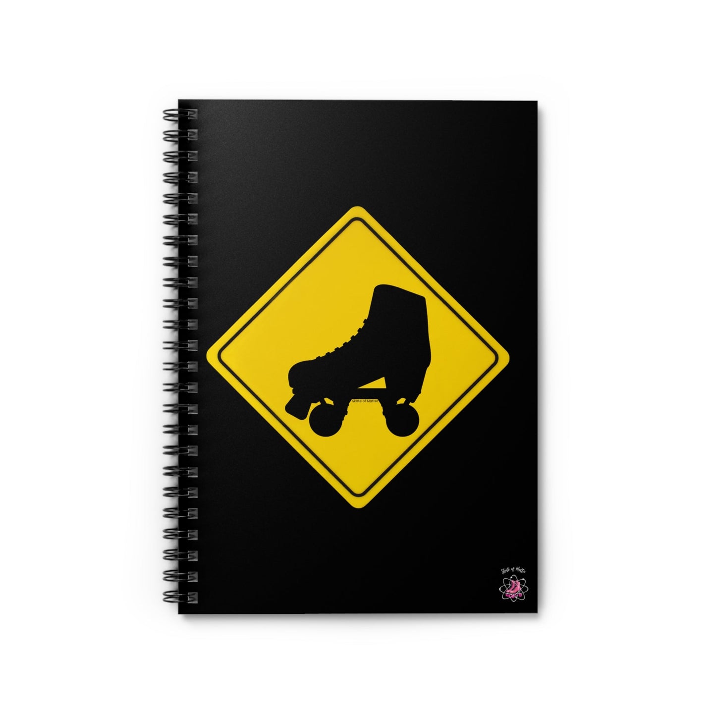 Warning Skater Spiral Notebook - Ruled Line