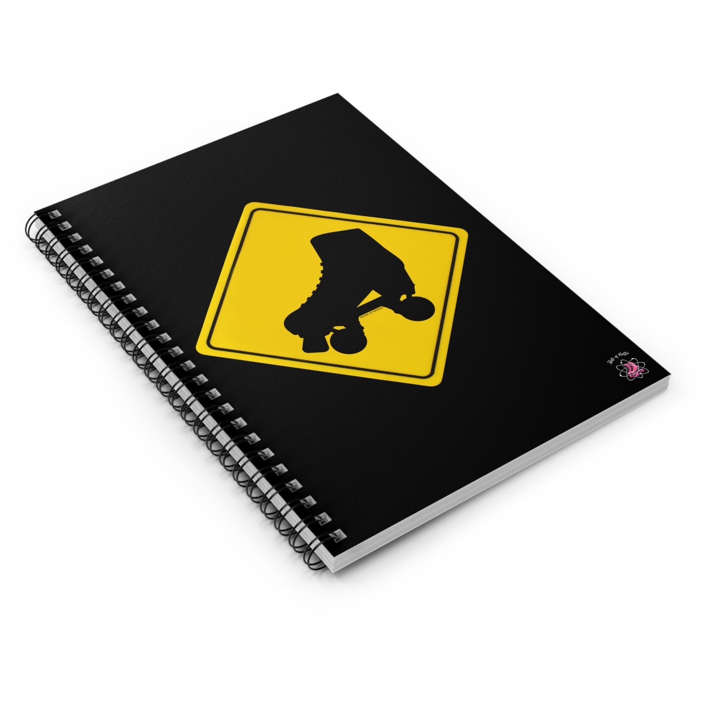 Warning Skater Spiral Notebook - Ruled Line