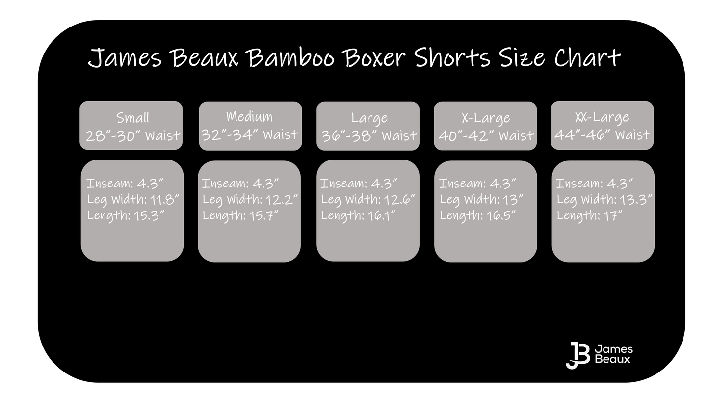 Boxer Shorts for Men Gray Bamboo Boxer Shorts by James Beaux