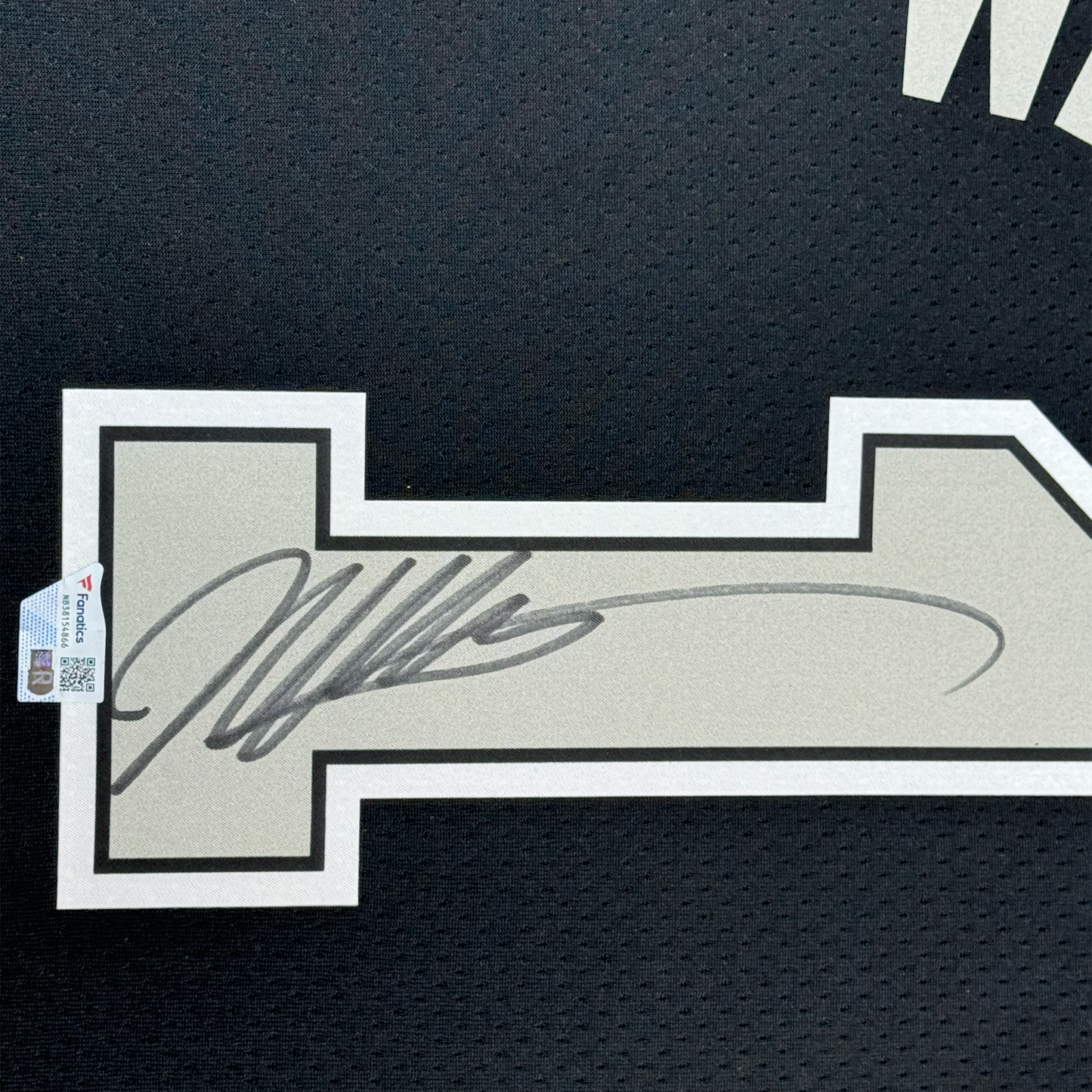 Framed Autographed/Signed Victor Wembanyama 35x39 San Antonio Spurs Black Authentic Swingman Statement Edition Basketball Jersey Fanatics COA