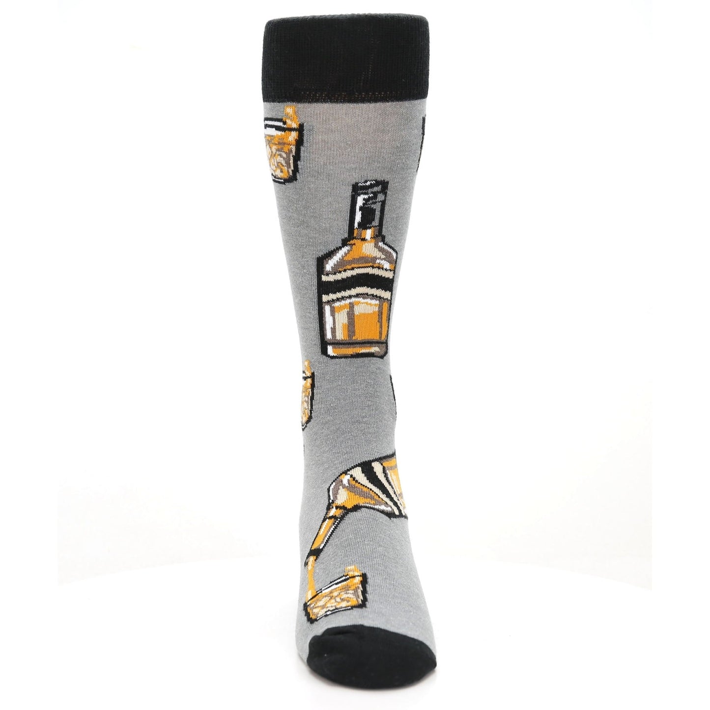 Whiskey Bourbon - USA Made Men's Dress Socks