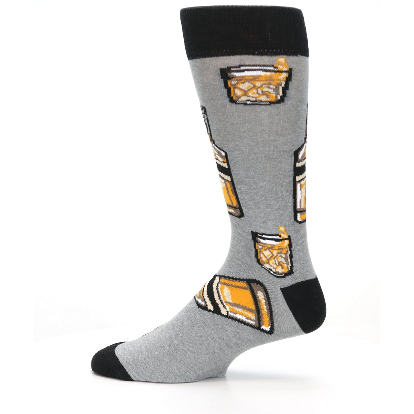 Whiskey Bourbon - USA Made Men's Dress Socks