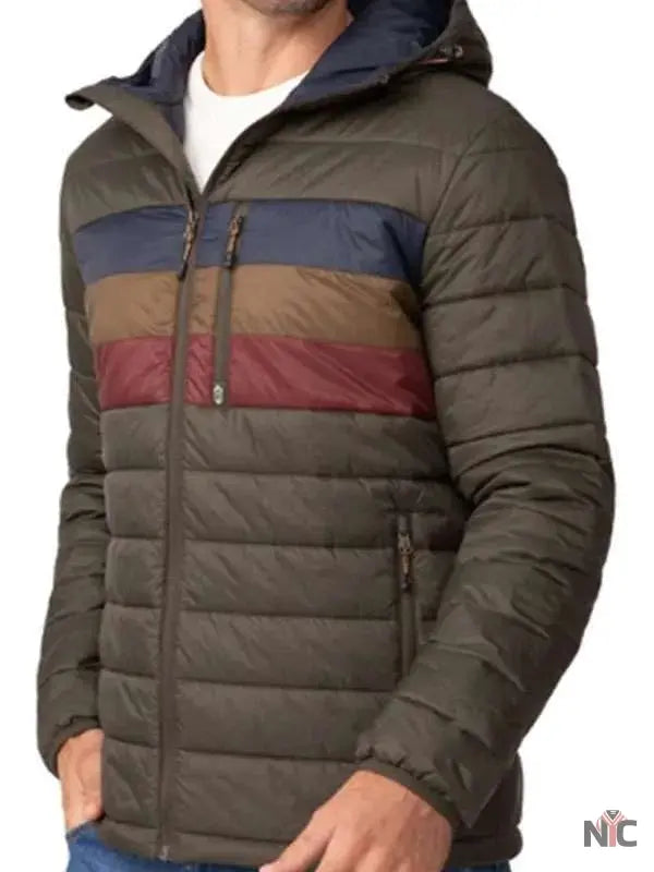 Will Forte The Four Seasons Green Puffer Jacket