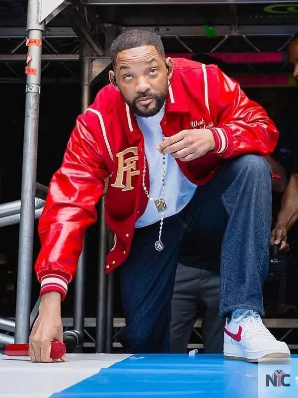 Will Smith Summertime Ball Red Varsity Jacket