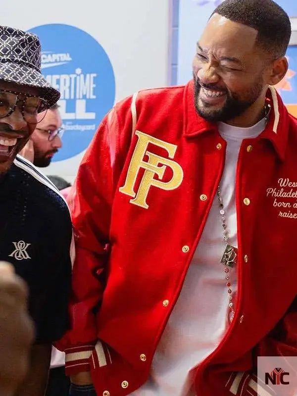 Will Smith Summertime Ball Red Varsity Jacket