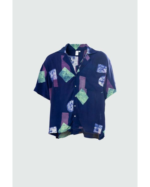 Platonic S02 Seth Rogen Blue Short Sleeve Shirt
