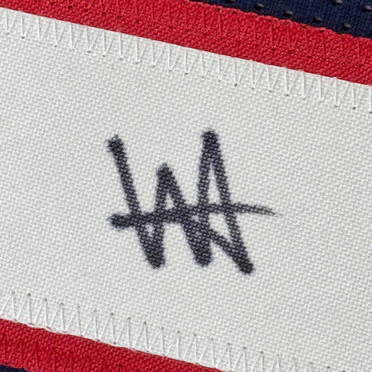 Framed Autographed/Signed Will Anderson Jr. 35x39 Houston Blue Football Jersey PSA/DNA COA