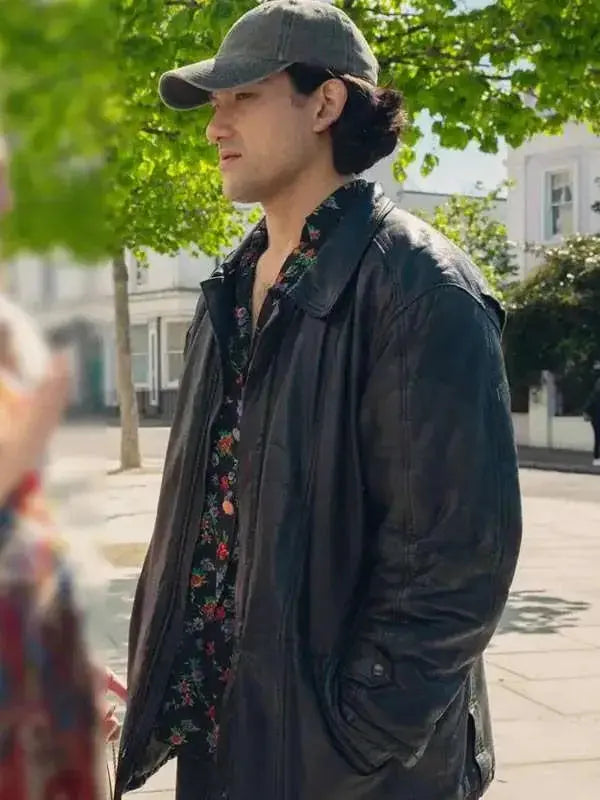 Will Sharpe Too Much S01 Black Leather Jacket