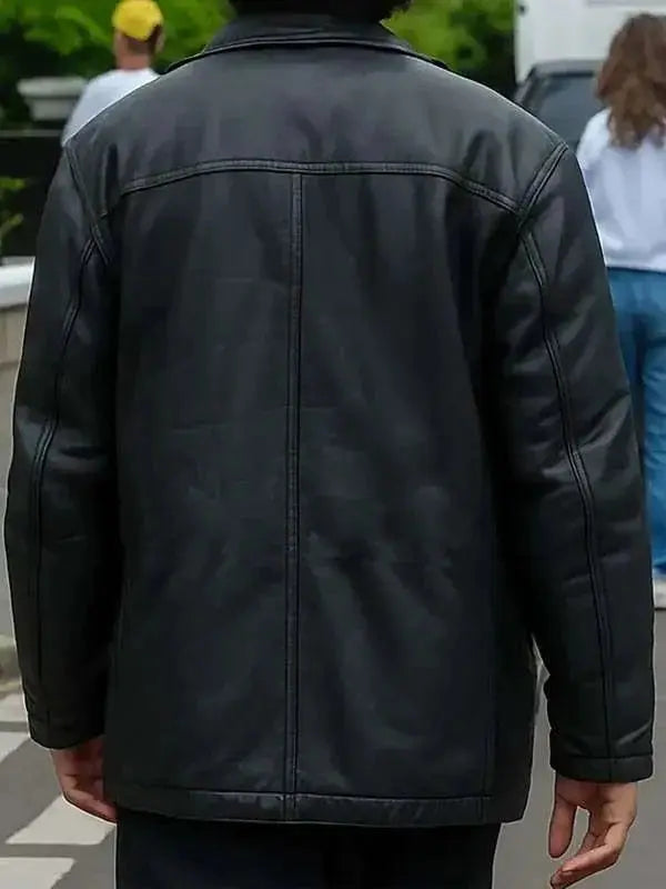 Will Sharpe Too Much S01 Black Leather Jacket