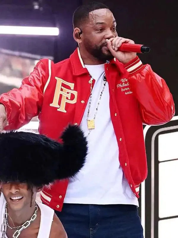 Will Smith Summertime Ball Red Varsity Jacket