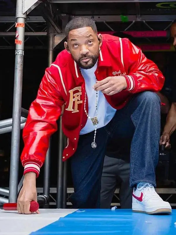 Will Smith Summertime Ball Red Varsity Jacket