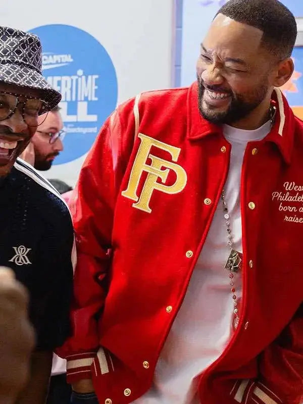 Will Smith Summertime Ball Red Varsity Jacket